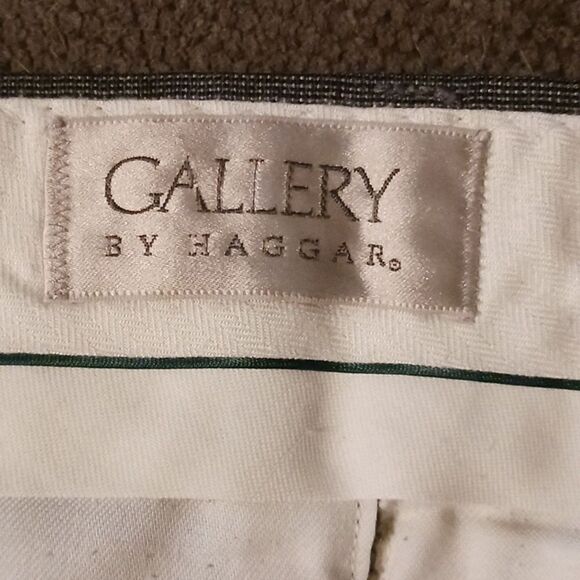 Men's 34 /30 Gallery by Haggar Grey Slacks - Picture 6 of 11